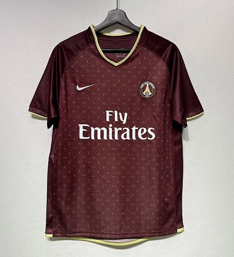 Retro PSG 2006/07 Away Red Soccer jersey