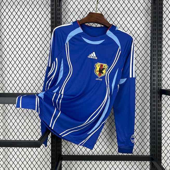 2006 Retro Long Sleeves Japan Home S-XXL