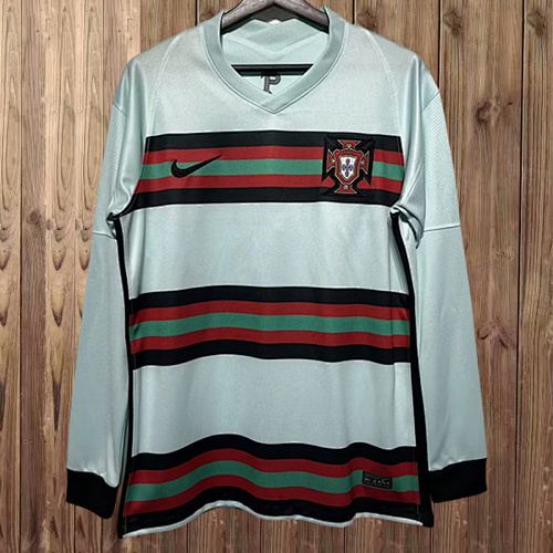 2020-21 Portugal Away retro Long Sleeve Jersey