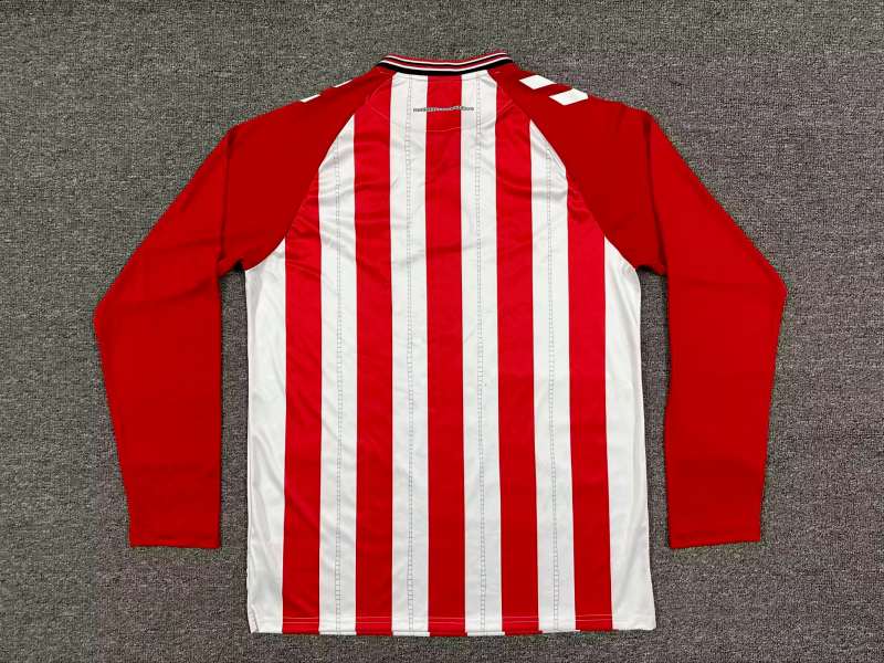 25-26 Sunderland home long sleeves soccer jersey