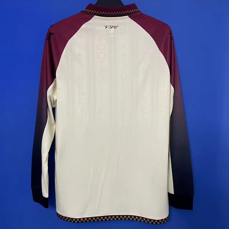 25-26 Venezia away long sleeves soccer jersey size S-2XL