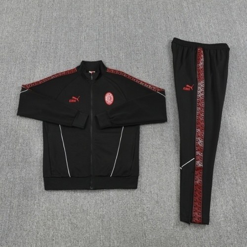 AC Milan 2025/26 Black long sleeve Jacket suit S-XXL