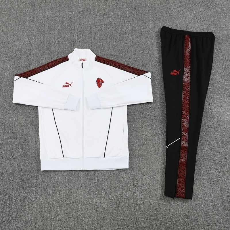 AC Milan 2025/26 White long sleeve Jacket suit S-XXL
