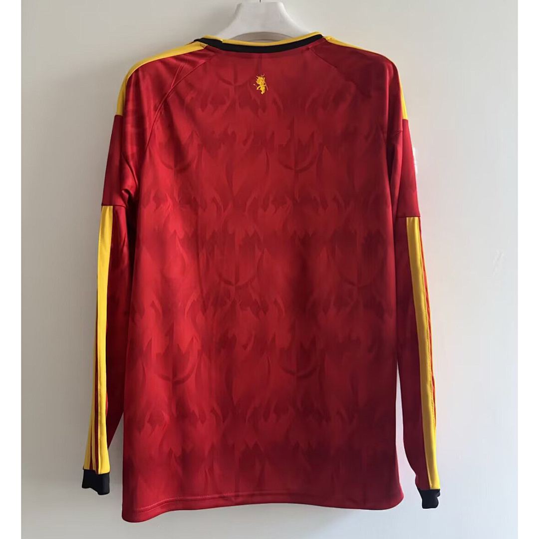 Belgium 2026 World Cup Home Long Sleeve Jersey