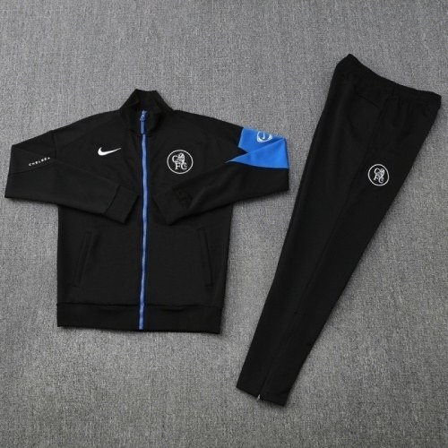 Chelsea 2025/26 Black long sleeve Jacket suit S-XXL