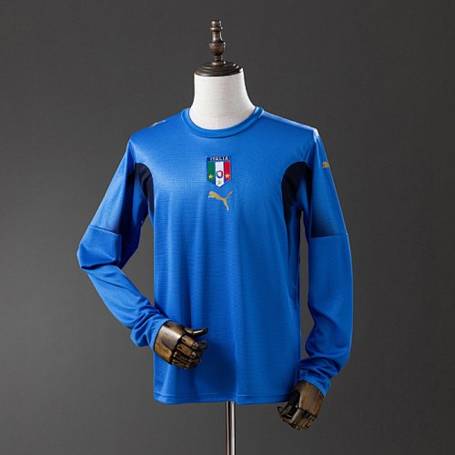 Italy 2006 Home Retro Long Sleeve soccer jerseys