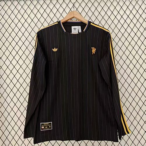 Manchester United 2025/26 Icon Blak long sleeves jersey