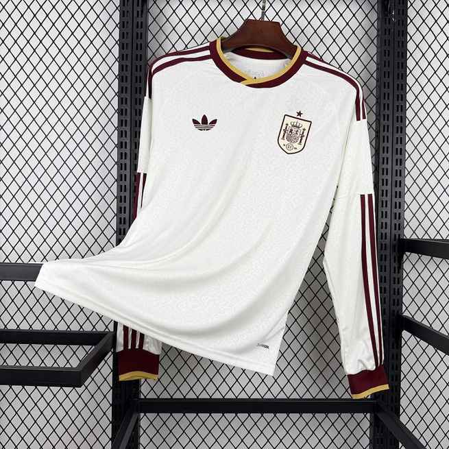 Mens Spain 2026 World Cup Away Long Sleeve Jersey