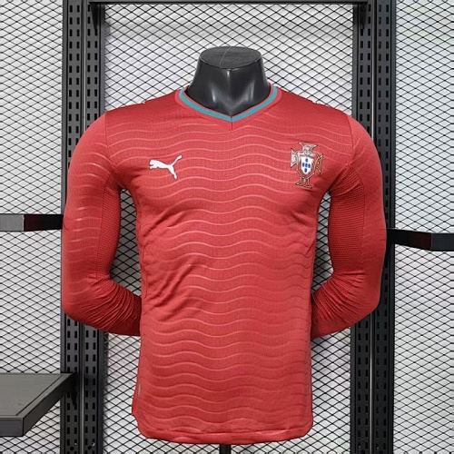 Portugal 2026 World Cup Home Long Sleeve player version Jersey S-4XL