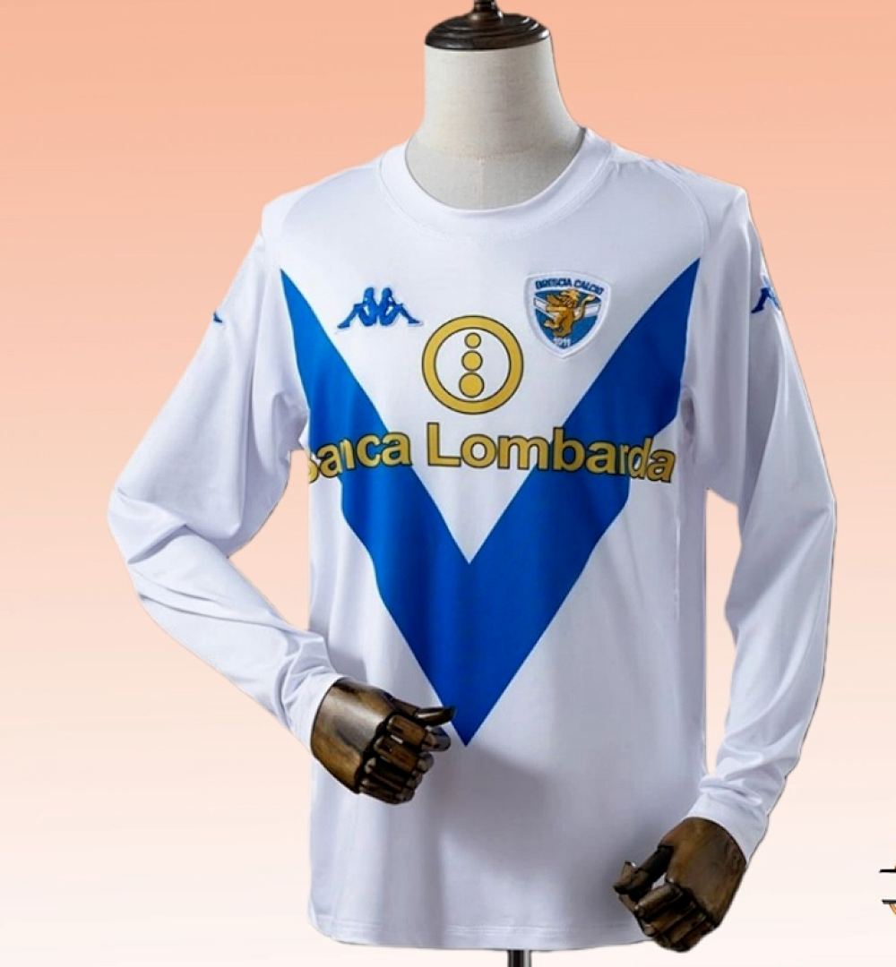 Retro 2003/04 Brescia Calcio Away jersey Long Sleeve S-XXL