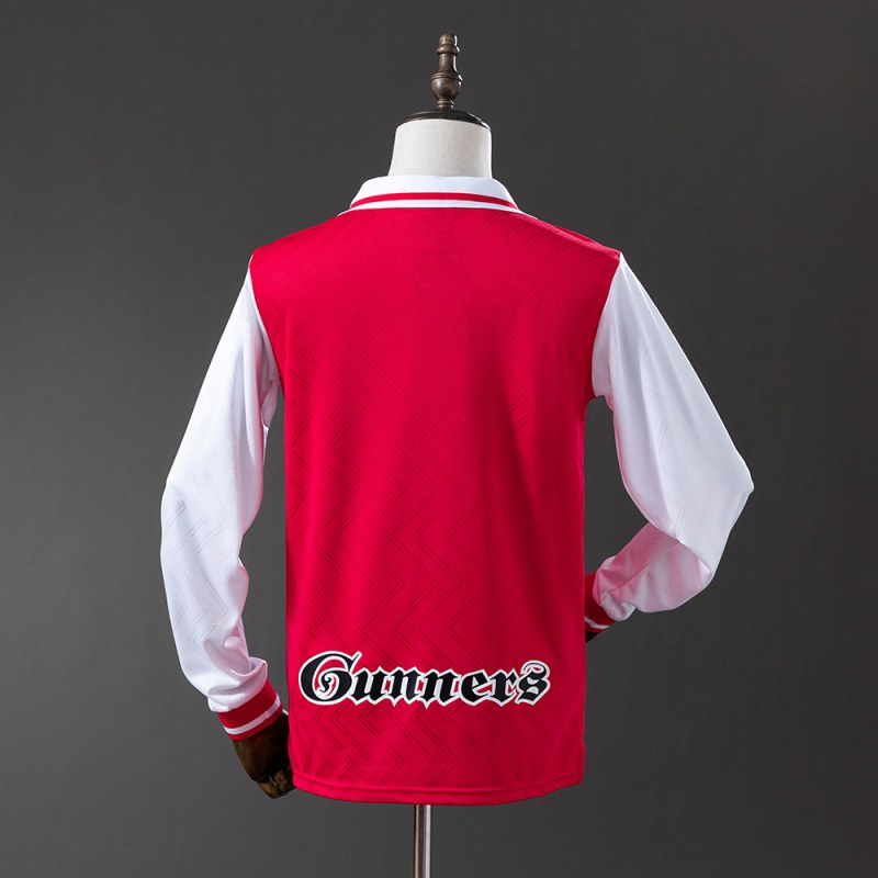 Retro Arsenal 1996/97 Home Long Sleeve soccer jerseys