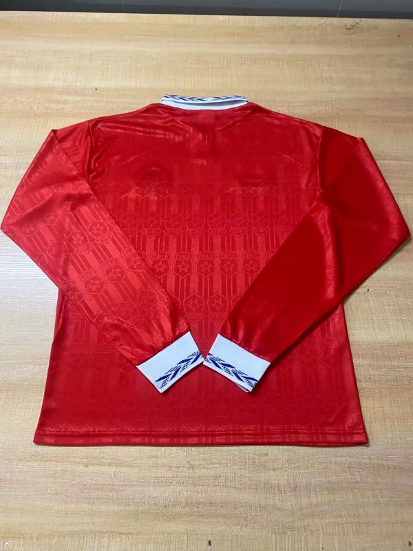 Retro Chile 1995 Home Long Sleeve soccer jerseys