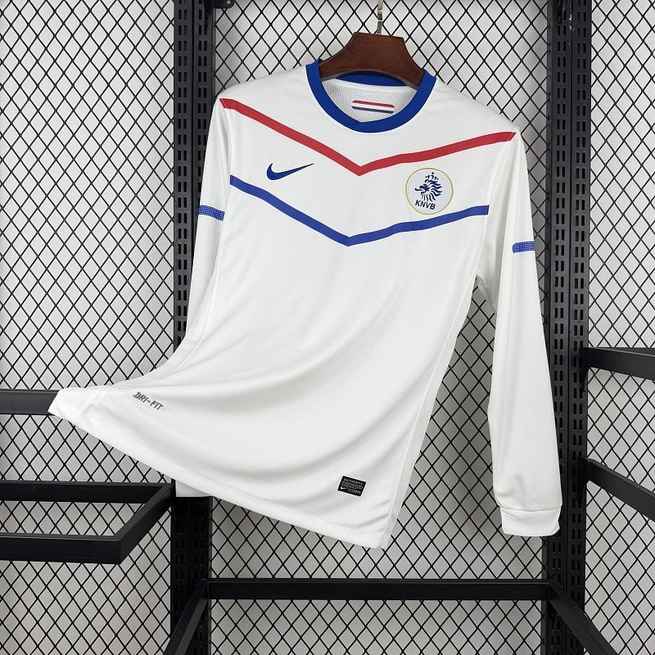 Retro France 2012 Away Long Sleeve Jersey