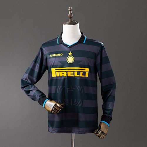 Retro Inter Milan 1997/98 Away Long Sleeve soccer jerseys