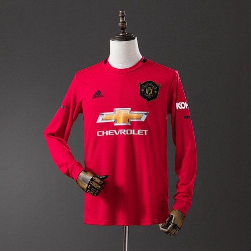 Retro Manchester United 2019/20 home Long Sleeve Size S-XXL