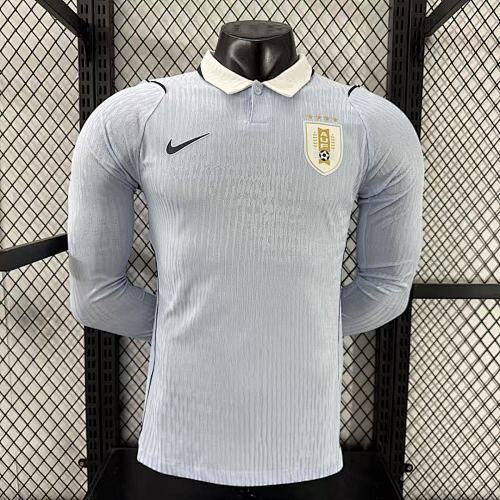Uruguay 2026 World Cup Home Long Sleeve player version size S-4XL