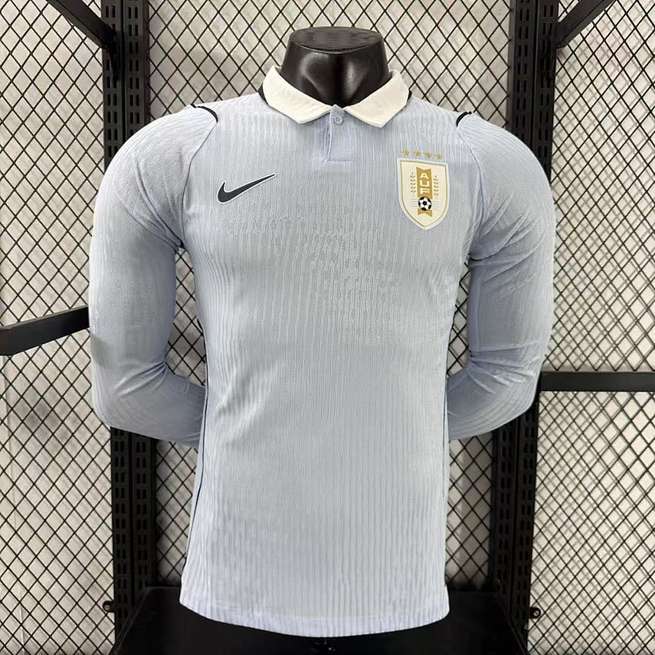 Uruguay 2026 World Cup Home Long Sleeve player version size S-4XL