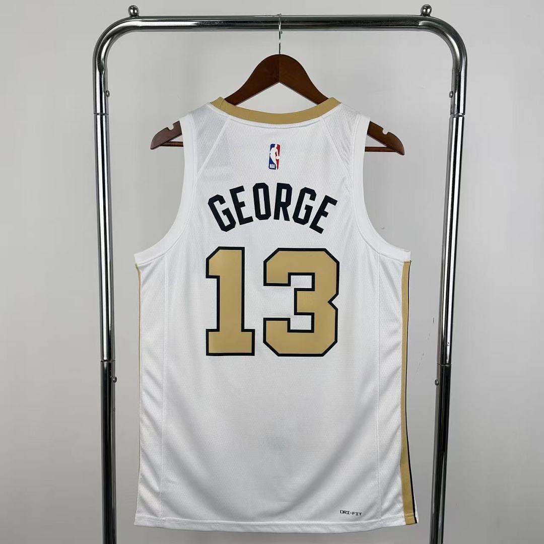 2026 Boston Celtics City Edition White No. 13 GEORGE NBA Basketball Jersey