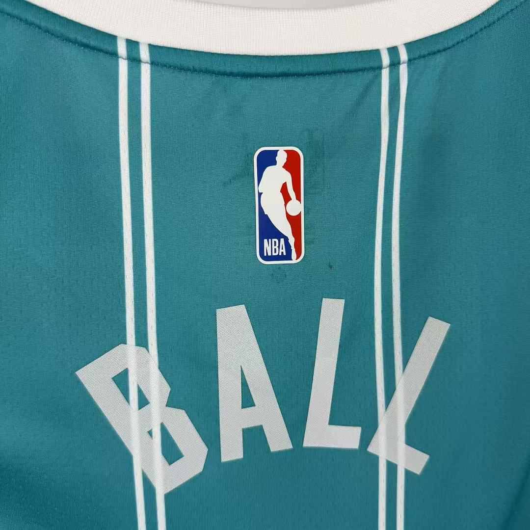 2026 Charlotte Hornets Blue No. 1 BALL NBA Basketball Jersey