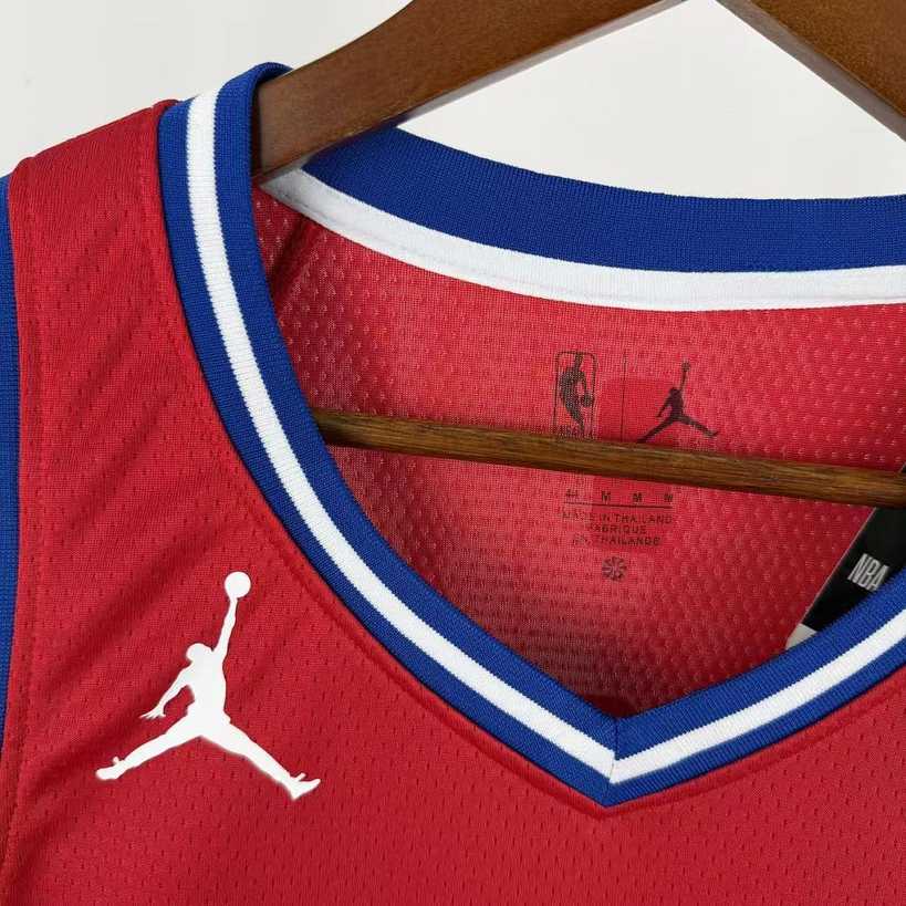 2026 Philadelphia 76ers Statement Edition Red NBA Jersey No. 7 BROWN