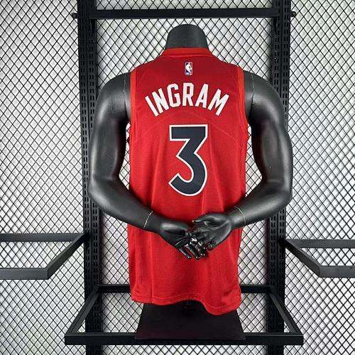 Season 2023 Toronto Raptors Red No. 3 INGRAM