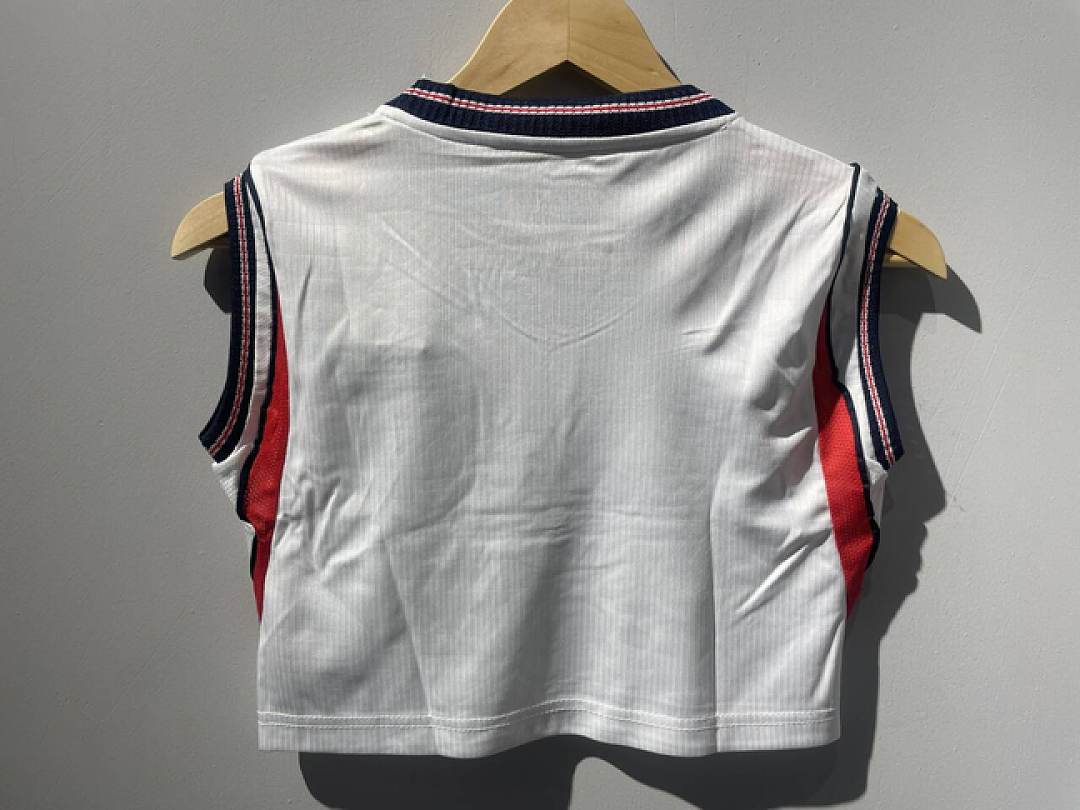 2026 England Home Women's Crop Top Jersey S-2XL