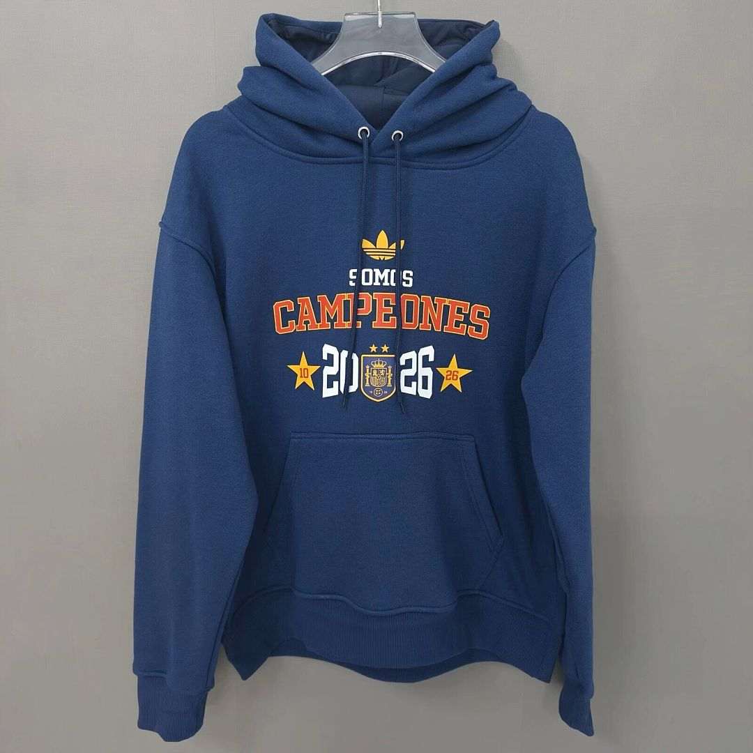 2026 Spain Dark Blue Champion Hoodie S-XXL