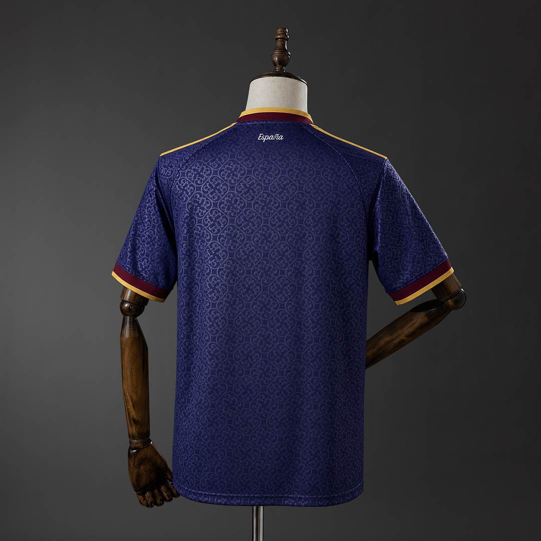 2026 Spain Trefoil Royal Blue Special Edition Soccer Jersey S-4XL