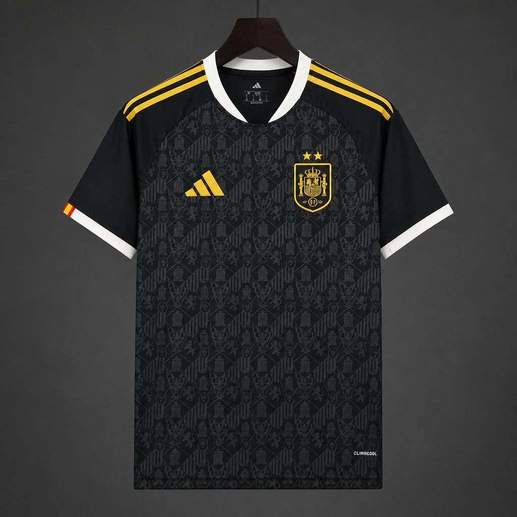 2026 Spain Two-Star Black Champions Special Edition Soccer Jersey S-4XL