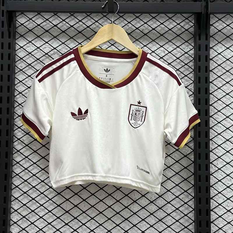 2026 Spain Women's Away Crop Top S-2XL