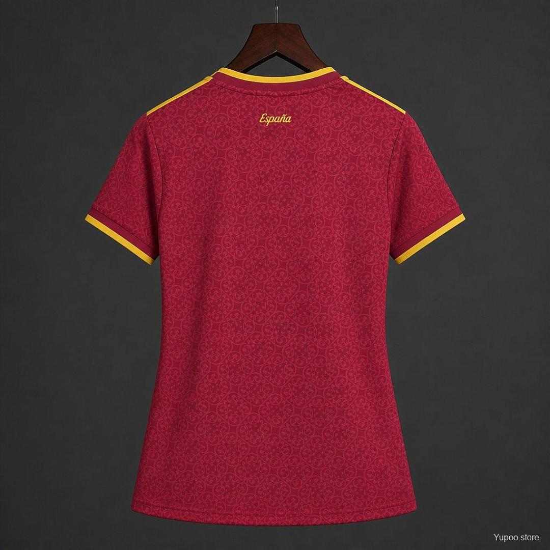 2026 Spain Womens Red Special Edition Jersey