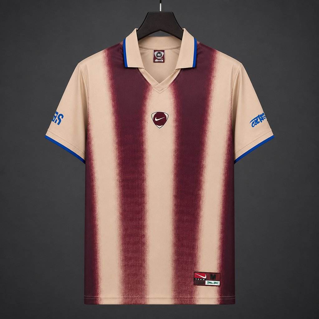2026 USA x Travis Scott Cactus Jack Total 90 Retro Cream/Maroon Soccer Jersey S-4XL