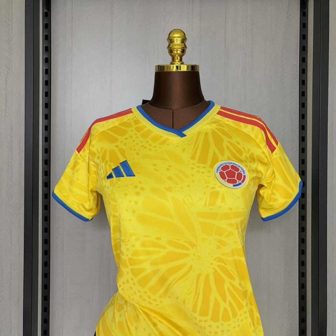 2026 World Cup Colombia Home Women's Jersey S-XXL
