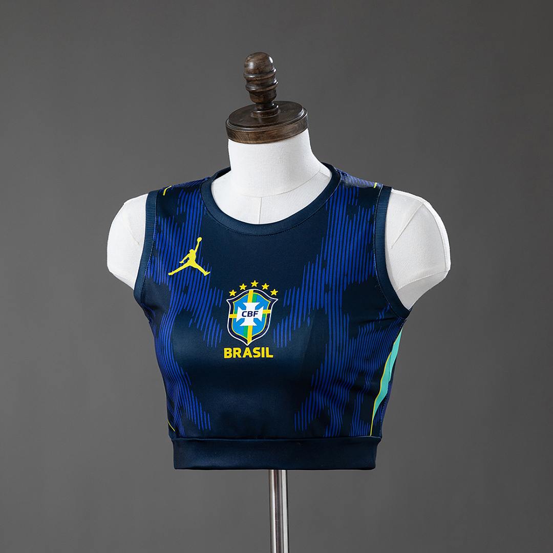 Brazil 2026 Away Women's Crop Top Style Tank Top S-XXL