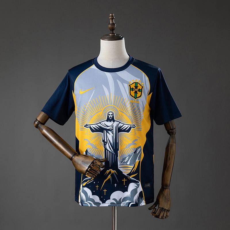 Brazil 2026 Christ the Savior - Yellow Jersey S-XXL