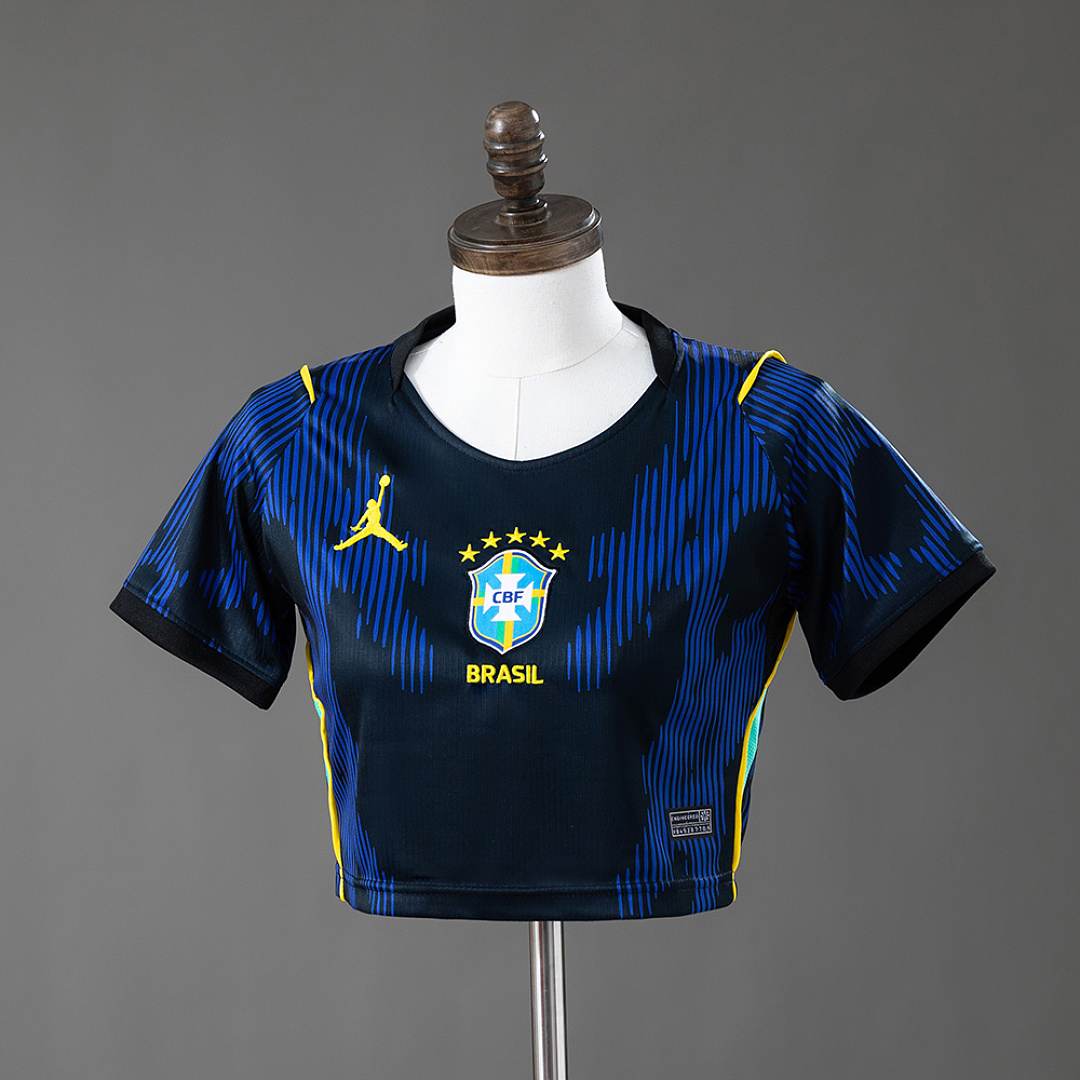 Brazil 2026 Home Women's Crop Top Style S-XXL