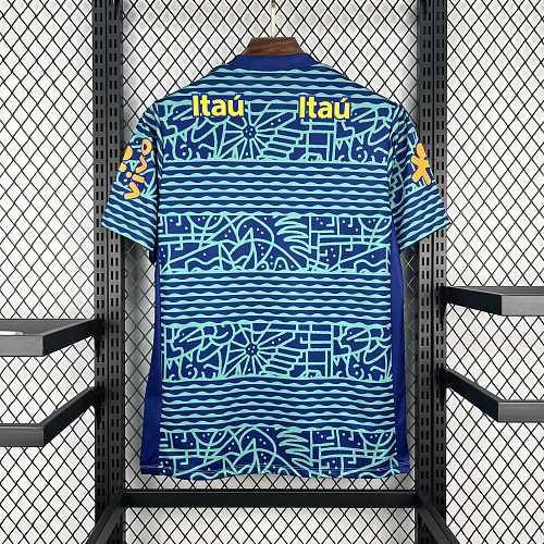 Retro Brazil 2024 Pre-Match Jersey