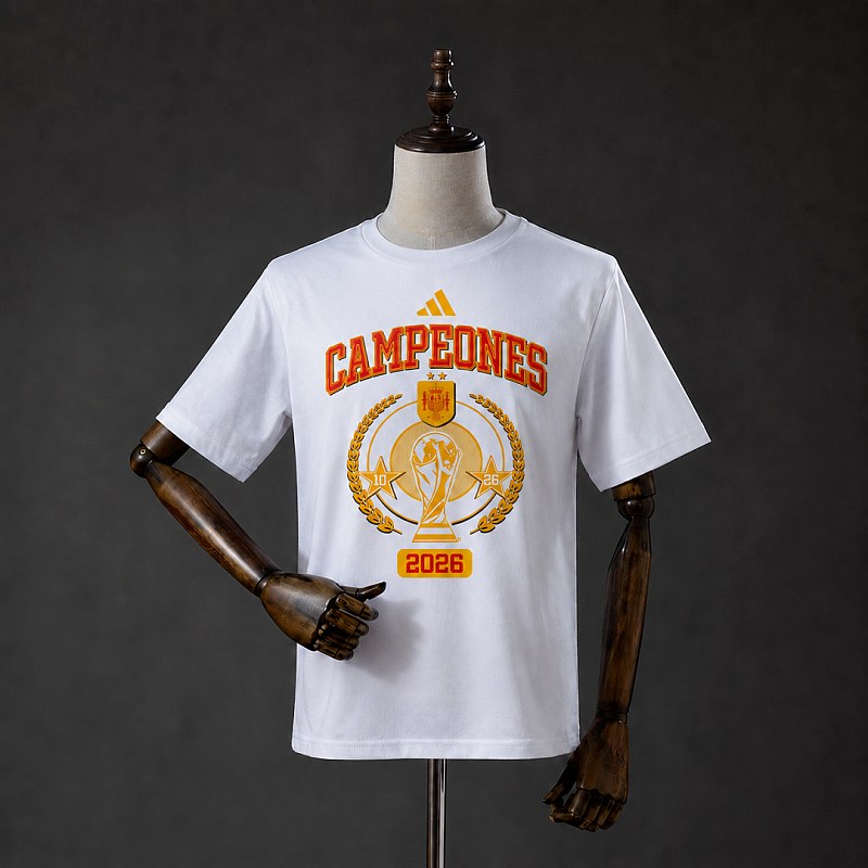 Spain We Are Champions T-Shirt White