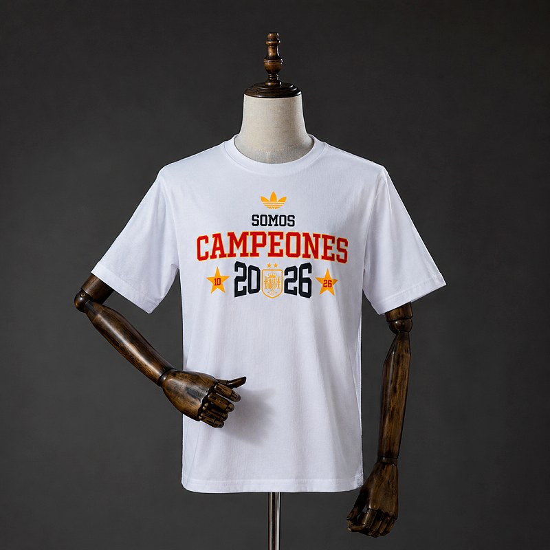 Spain We Are Champions T-Shirt White