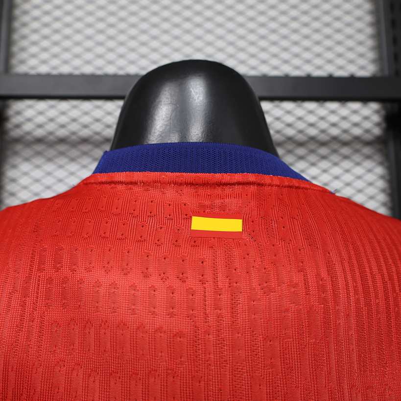 2026/27 Atletico Madrid Home Long Sleeve Player Version Soccer Jersey Size S-2XL