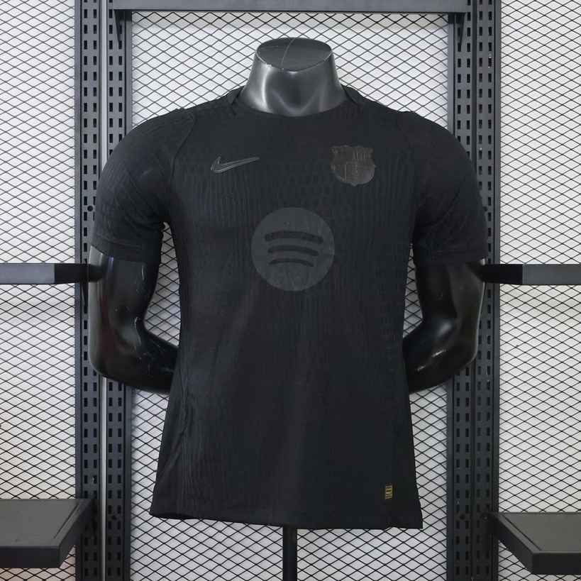 2026/27 Barcelona All Black Special Player Version Jersey S-2XL