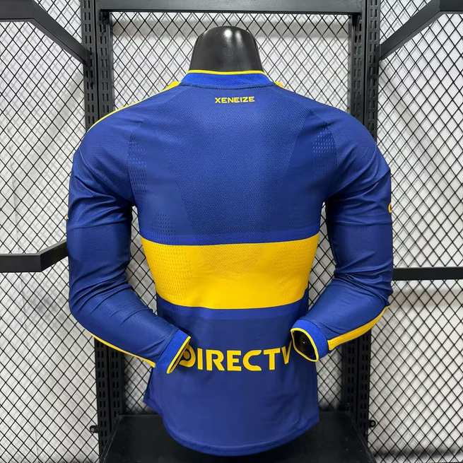 2026/27 Boca Juniors Home Long Sleeve Player Version Soccer Jersey S-2XL