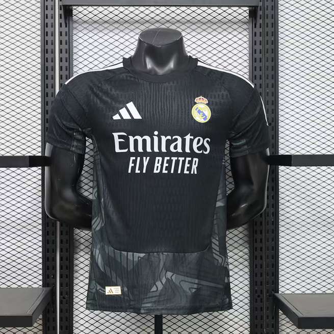 2026/27 Real Madrid Black Goalkeeper Player Version Jersey S-2XL
