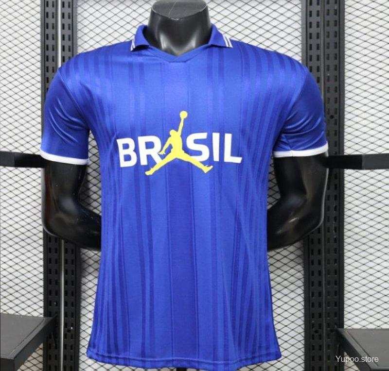 2026 Brazil × Jordan Brand Royal Blue Special Edition Player Version Jersey