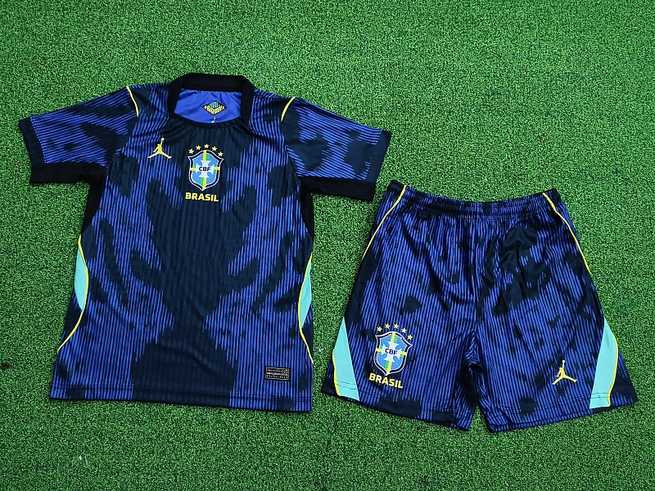 2026 Brazil Away Player Version Kids Kit