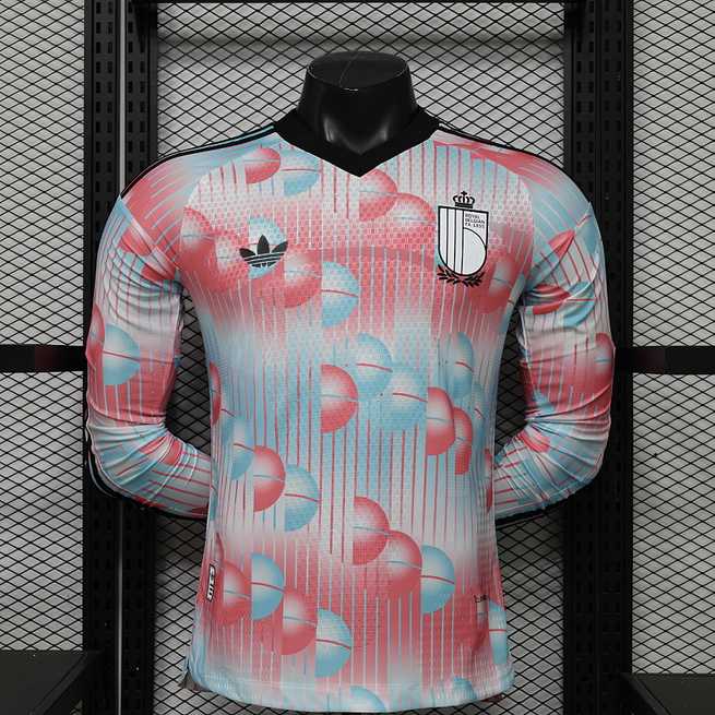 2026 Player Belgium Away Long Sleeve Kit World Cup