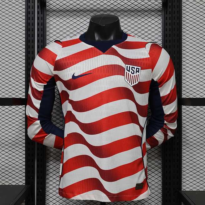 2026 Player USA Home Long Sleeve Kit World Cup