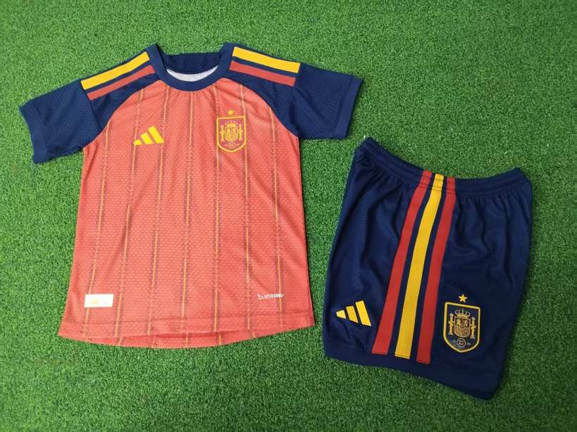 2026 Spain Home Player Version Kids Kit