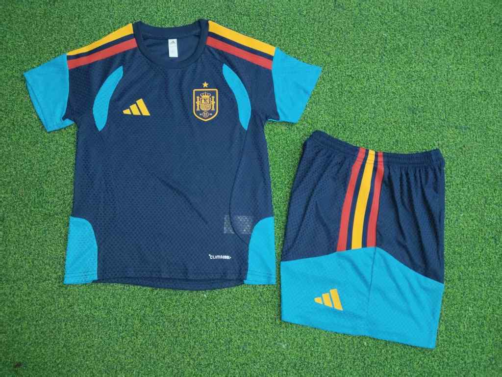 2026 Spain Royal Blue Player version Kids Kit