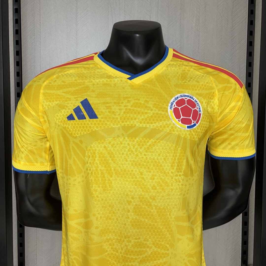 2026 World Cup Colombia Home Player Version Jersey S-4XL